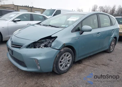 2013 Toyota Prius V Three from USA, damaged, VIN JTDZN3EU8D3216348